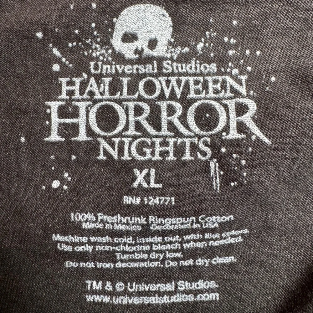 Chucky Tee XL Horror Nights Raglan 2023 Artist Signature Series Good Guys Black - Picture 2 of 10